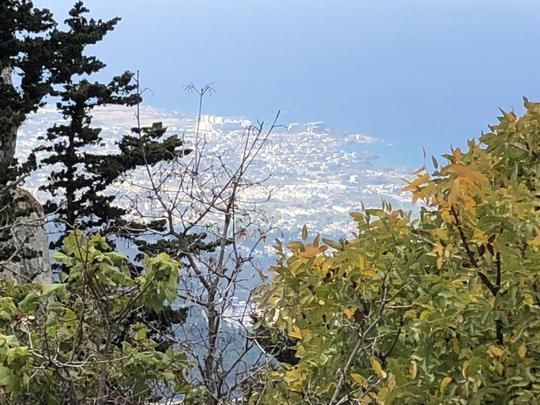 Utsikt från St Hilarion, View from St Hilarion Castle
